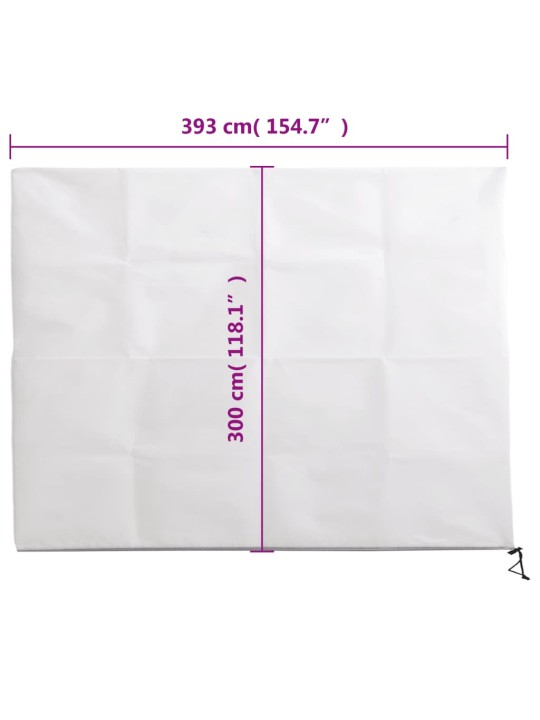 Ochranný návlek na rostliny na zip 70 g/m² 3,93 x 3 m