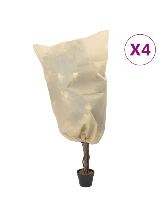 Ochranné návleky se stahovací šňůrkou 4 ks 70 g/m² 0,8 x 1,2 m