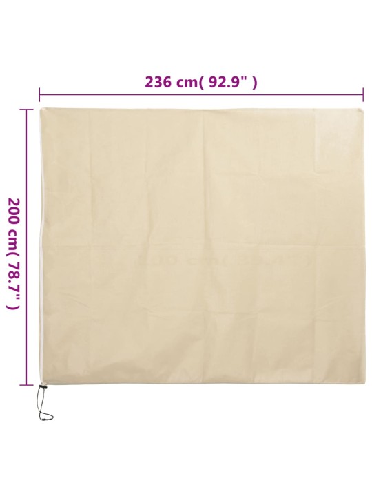Ochranný návlek na rostliny na zip 70 g/m² 2,36 x 2 m