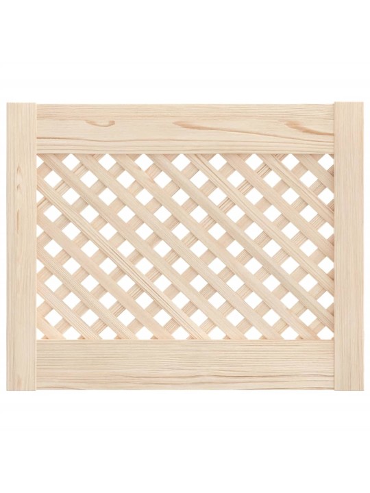Nábytková dvířka mřížkový design 2 ks 49,5 x 39,5 cm borovice