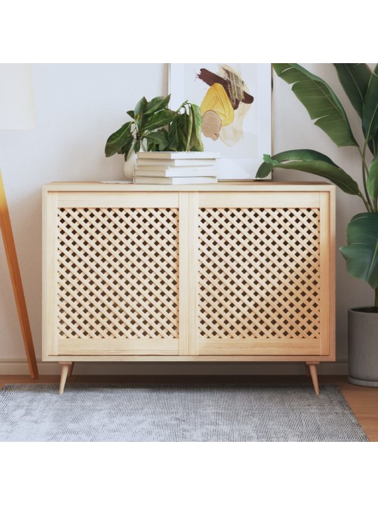 Nábytková dvířka mřížkový design 2 ks 59,5 x 69 cm borovice