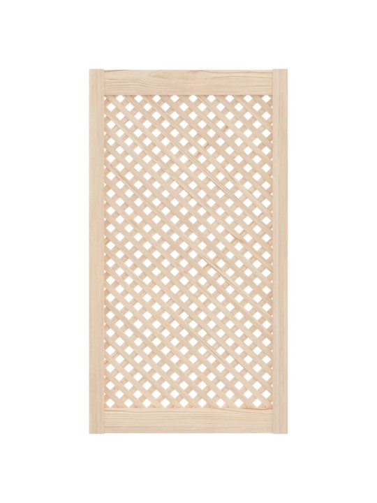 Nábytková dvířka mřížkový design 2 ks 49,5 x 99 cm borovice