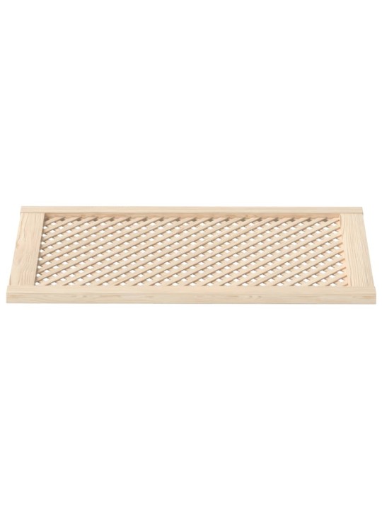Nábytková dvířka mřížkový design 2 ks 49,5 x 99 cm borovice
