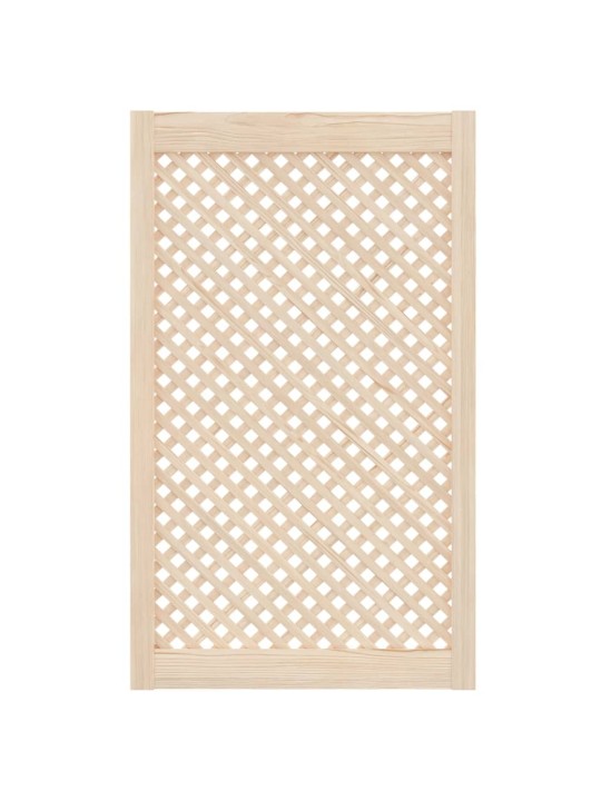 Nábytková dvířka mřížkový design 2 ks 59,5 x 99 cm borovice