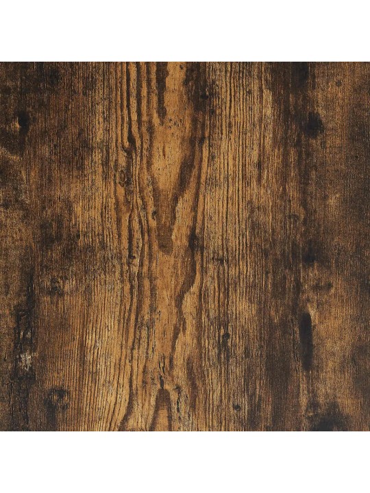 Rám postele s hlavovým a nožním čelem kouřový dub 90 x 200 cm
