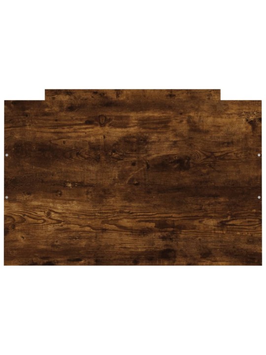 Rám postele s hlavovým a nožním čelem kouřový dub 75 x 190 cm