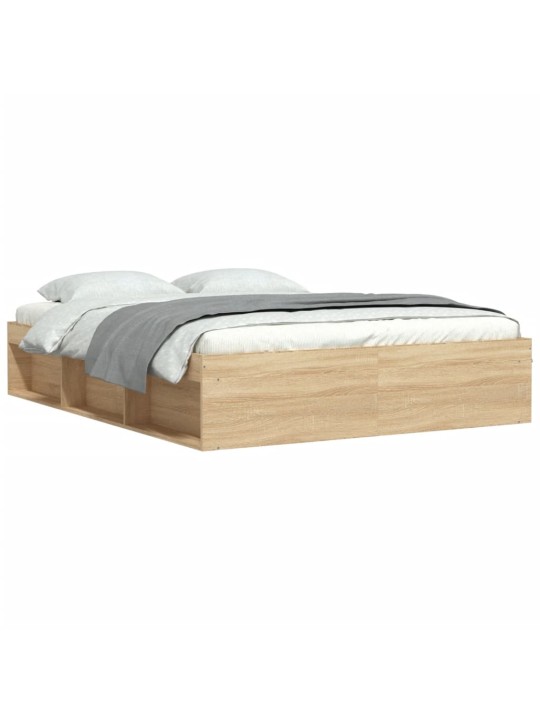 Rám postele dub sonoma 150 x 200 cm King Size