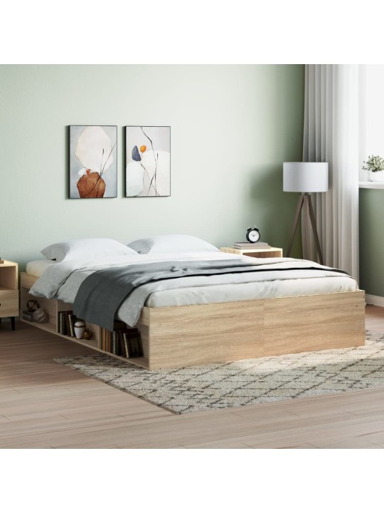 Rám postele dub sonoma 150 x 200 cm King Size