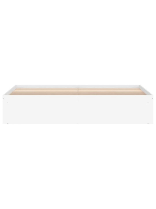 Rám postele bílý 180 x 200 cm Super King Size