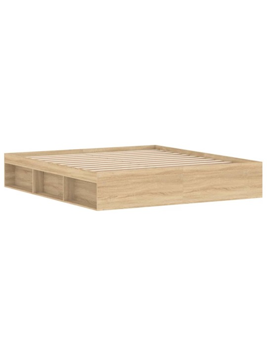 Rám postele dub sonoma 180 x 200 cm Super King Size