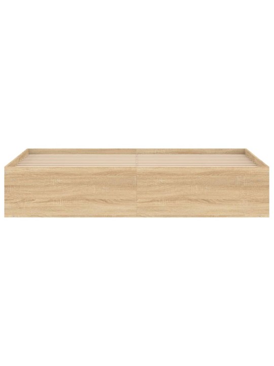 Rám postele dub sonoma 180 x 200 cm Super King Size