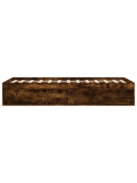 Rám postele kouřový dub 180 x 200 cm Super King Size