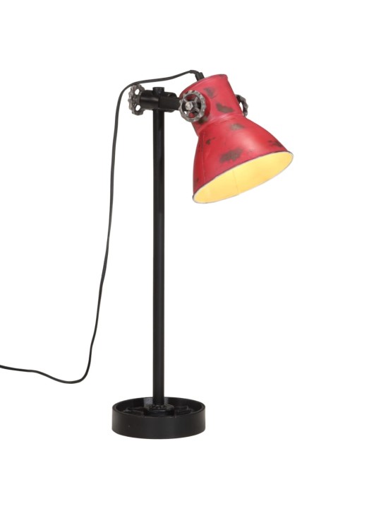 Stolní lampa 25 w červená patina 15 x 15 x 55 cm e27