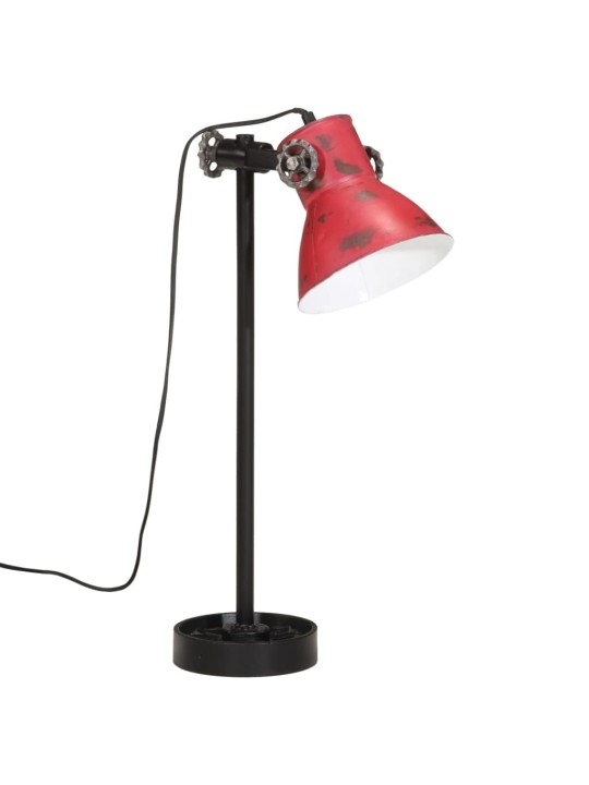 Stolní lampa 25 w červená patina 15 x 15 x 55 cm e27
