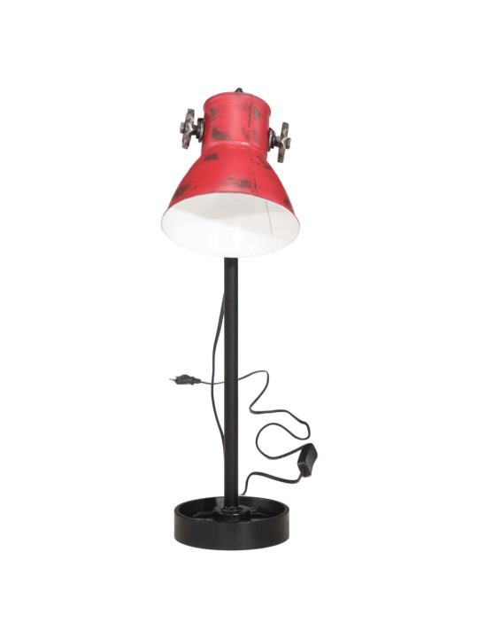 Stolní lampa 25 w červená patina 15 x 15 x 55 cm e27