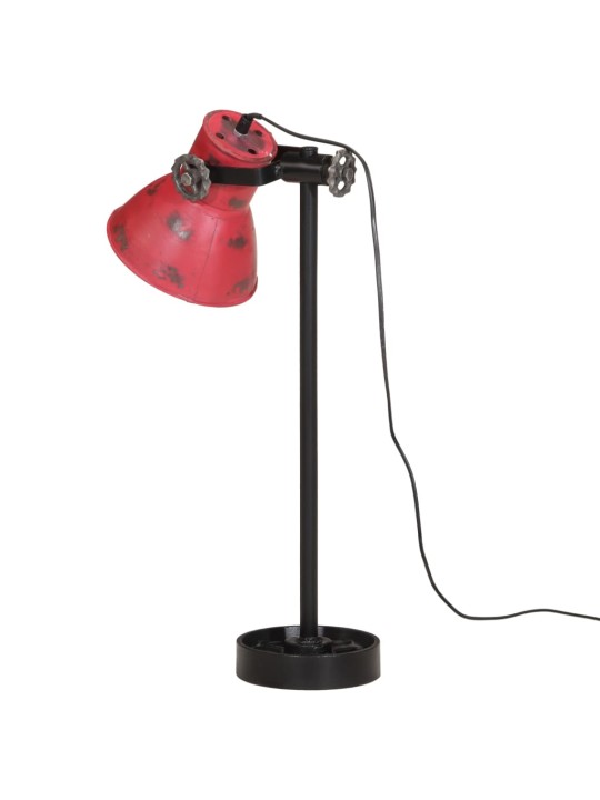 Stolní lampa 25 w červená patina 15 x 15 x 55 cm e27