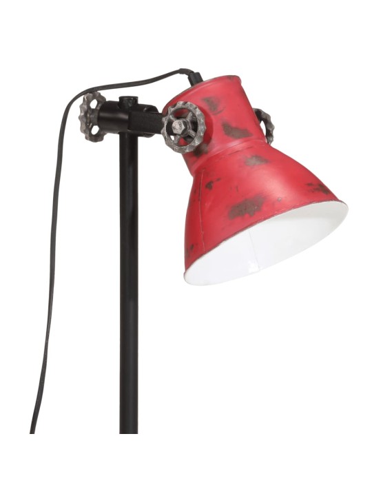 Stolní lampa 25 w červená patina 15 x 15 x 55 cm e27