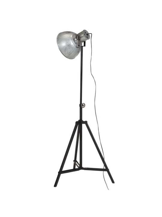 Stojací lampa 25 w vintage stříbrná 61 x 61 x 90/150 cm e27