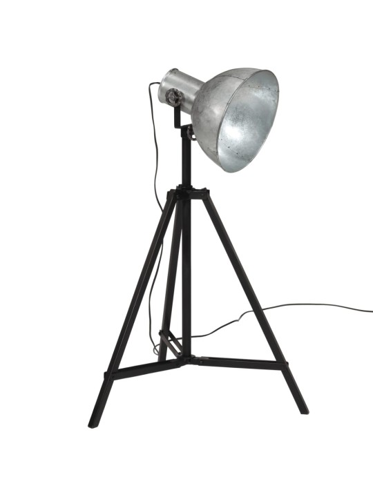 Stojací lampa 25 w vintage stříbrná 61 x 61 x 90/150 cm e27