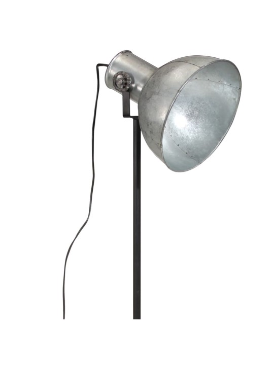 Stojací lampa 25 w vintage stříbrná 61 x 61 x 90/150 cm e27
