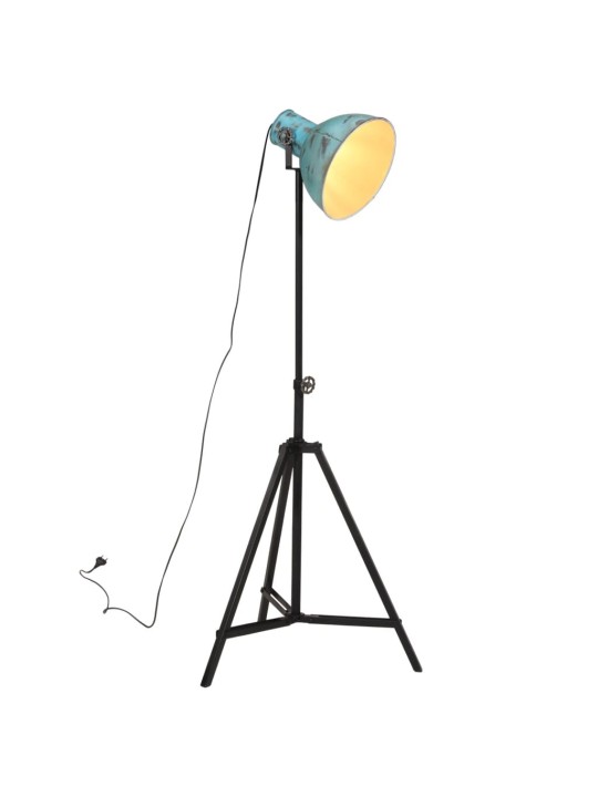 Stojací lampa 25 w modrá patina 61 x 61 x 90/150 cm e27