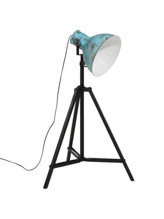 Stojací lampa 25 w modrá patina 61 x 61 x 90/150 cm e27