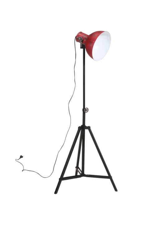 Stojací lampa 25 w červená patina 61 x 61 x 90/150 cm e27