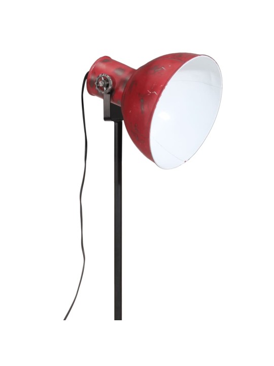 Stojací lampa 25 w červená patina 61 x 61 x 90/150 cm e27