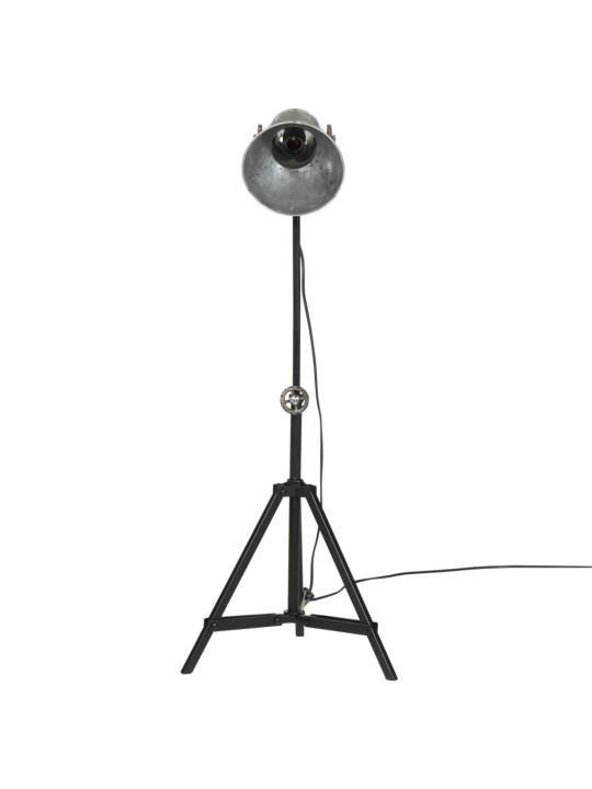 Stojací lampa 25 w vintage stříbrná 35 x 35 x 65/95 cm e27