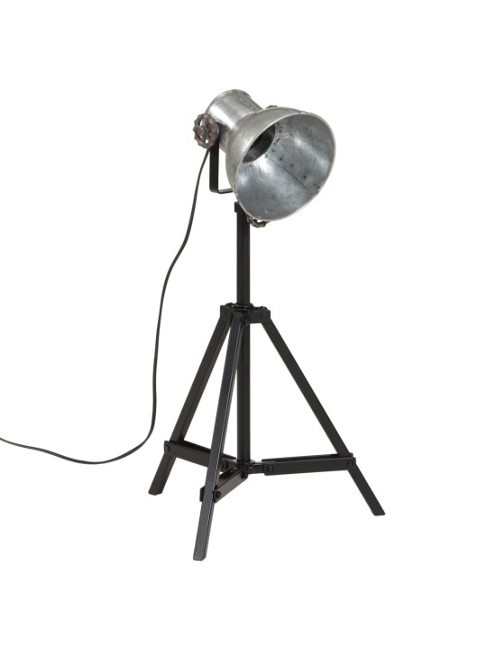 Stojací lampa 25 w vintage stříbrná 35 x 35 x 65/95 cm e27