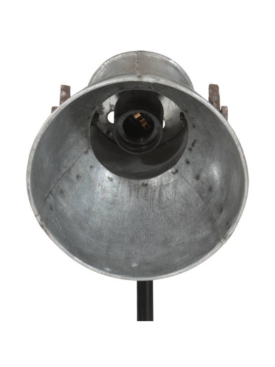 Stojací lampa 25 w vintage stříbrná 35 x 35 x 65/95 cm e27