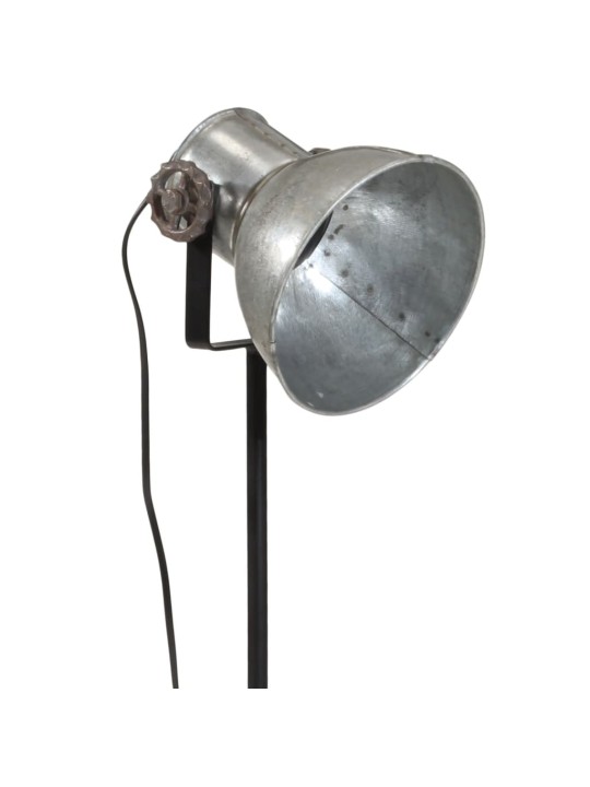 Stojací lampa 25 w vintage stříbrná 35 x 35 x 65/95 cm e27