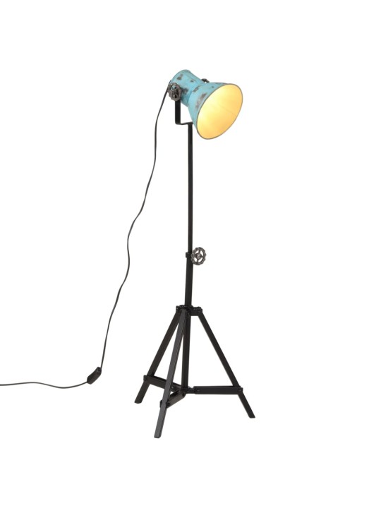 Stojací lampa 25 w modrá patina 35 x 35 x 65/95 cm e27