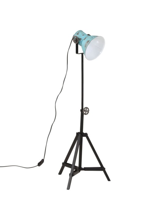 Stojací lampa 25 w modrá patina 35 x 35 x 65/95 cm e27