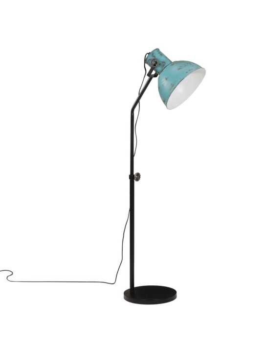 Stojací lampa 25 w modrá patina 30 x 30 x 90–150 cm e27