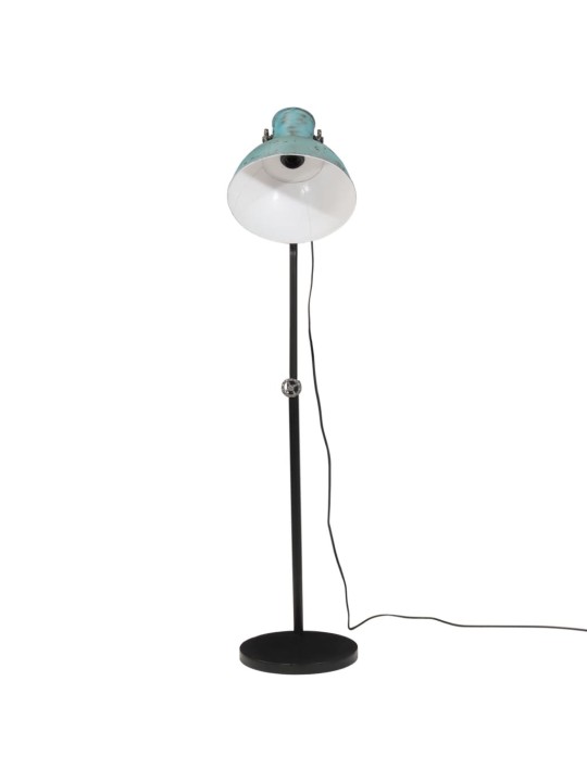 Stojací lampa 25 w modrá patina 30 x 30 x 90–150 cm e27