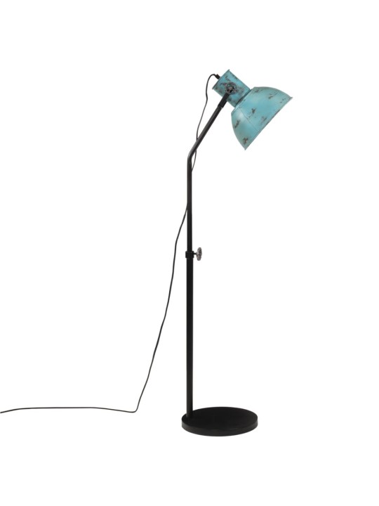 Stojací lampa 25 w modrá patina 30 x 30 x 90–150 cm e27