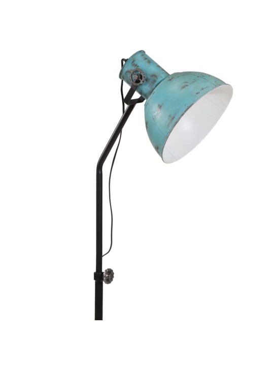 Stojací lampa 25 w modrá patina 30 x 30 x 90–150 cm e27