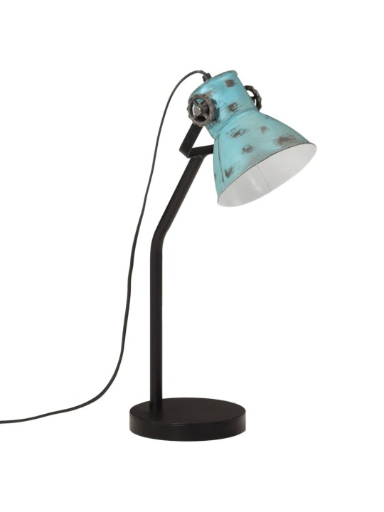 Stolní lampa 25 w modrá patina 17 x 17 x 60 cm e27