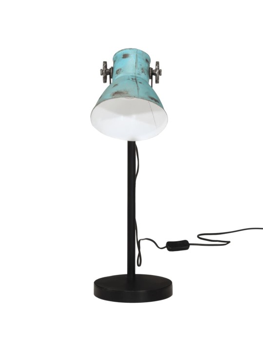 Stolní lampa 25 w modrá patina 17 x 17 x 60 cm e27