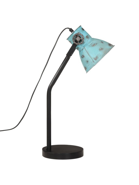 Stolní lampa 25 w modrá patina 17 x 17 x 60 cm e27