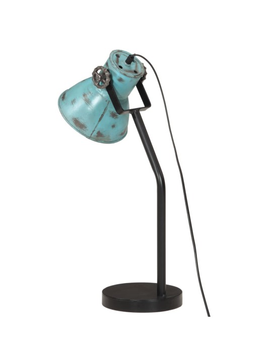 Stolní lampa 25 w modrá patina 17 x 17 x 60 cm e27