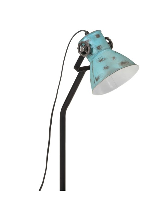 Stolní lampa 25 w modrá patina 17 x 17 x 60 cm e27