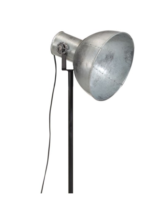Stojací lampa 25 w vintage stříbrná 75 x 75 x 90–150 cm e27