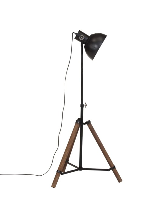 Stojací lampa 25 w černá 75 x 75 x 90–150 cm e27