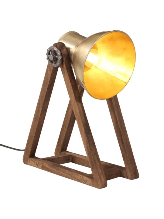 Stolní lampa 25 w staromosaz 30 x 17 x 40 cm e27