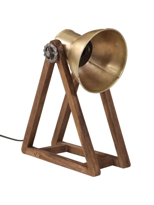 Stolní lampa 25 w staromosaz 30 x 17 x 40 cm e27