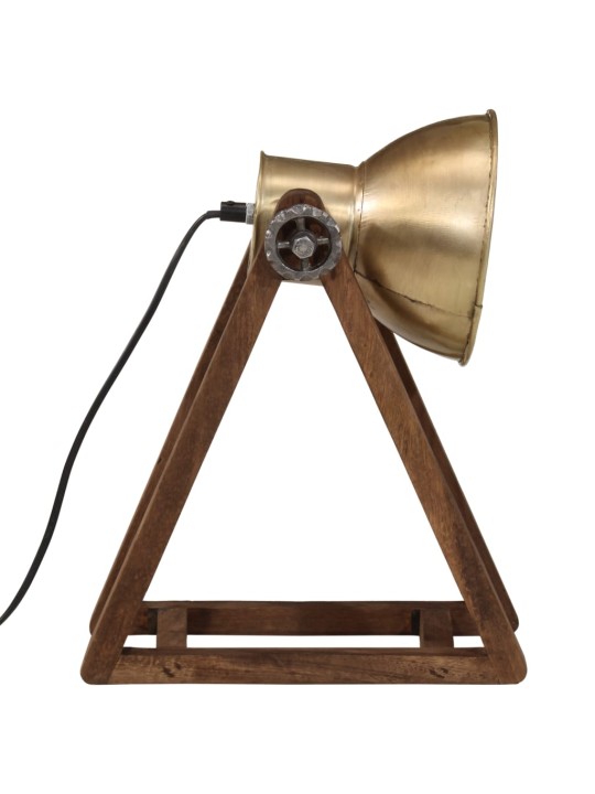 Stolní lampa 25 w staromosaz 30 x 17 x 40 cm e27