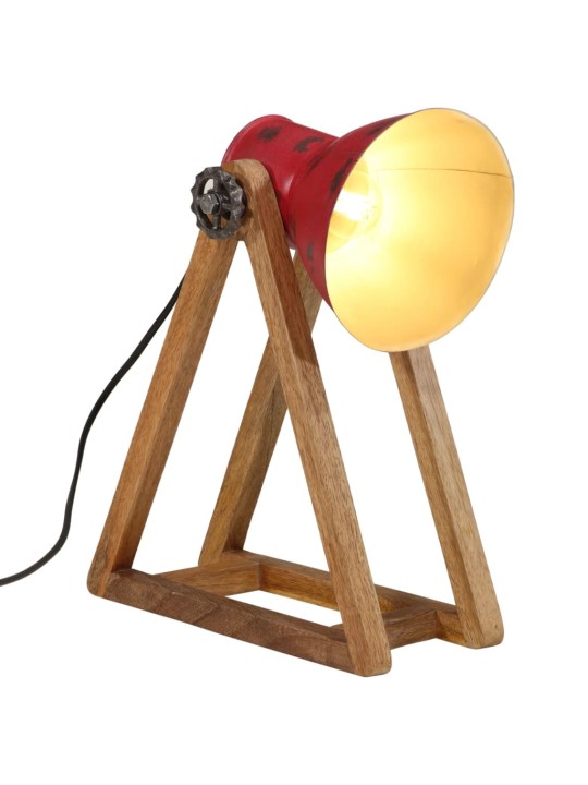 Stolní lampa 25 w červená patina 30 x 17 x 40 cm e27