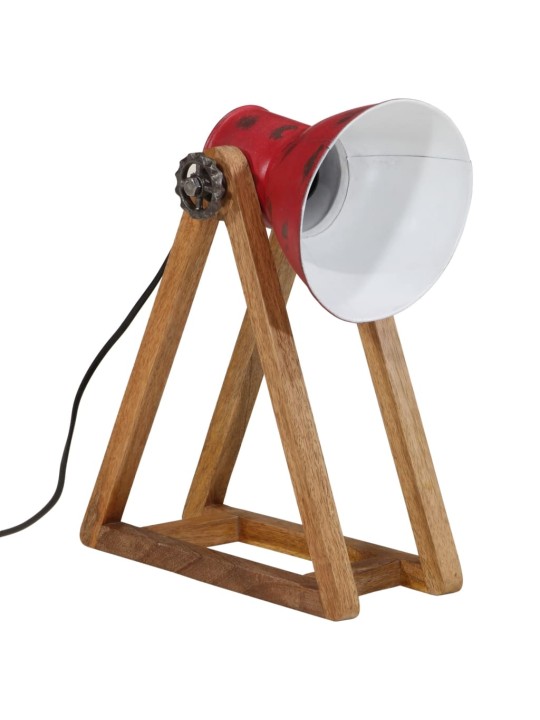Stolní lampa 25 w červená patina 30 x 17 x 40 cm e27
